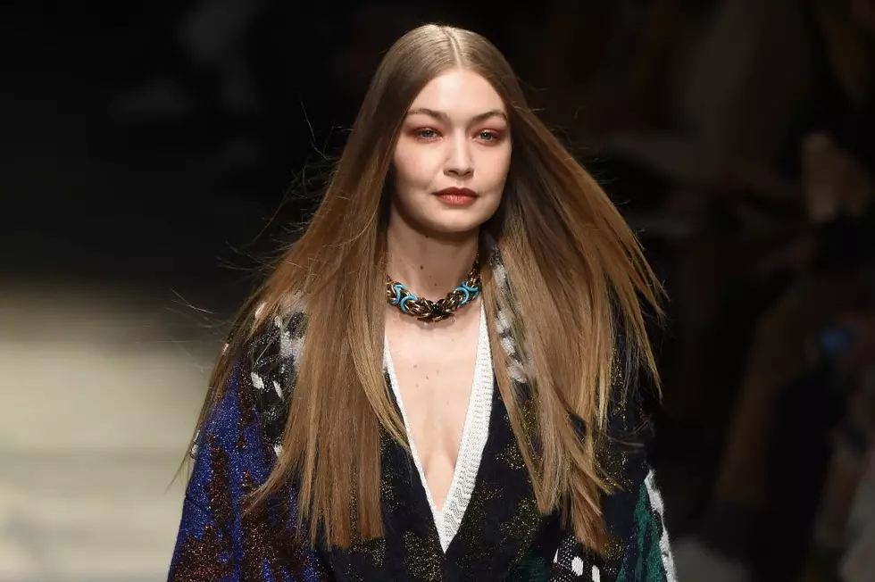 Pregnant Gigi Hadid Reveals Brunette Hair in New Selfie