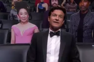 Jason Bateman Appears as Lone Live Human Among Celebrity Cardboard...