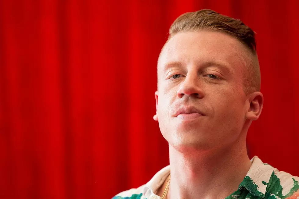 Macklemore Now Has Curly Hair and a Horseshoe Mustache (PHOTO)