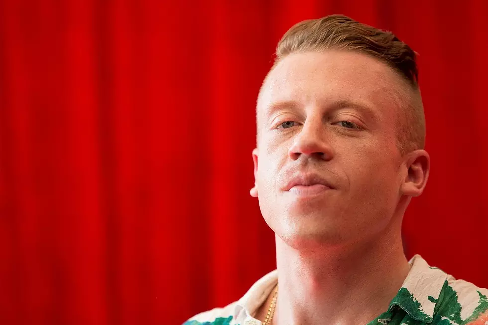 Macklemore Grew Curly Hair and a Horseshoe Mustache: See Pic