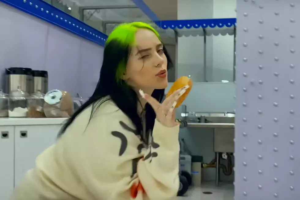 Billie Eilish Steals Chipotle From an Empty Mall in New Self-Directed Video ‘Therefore I Am': WATCH
