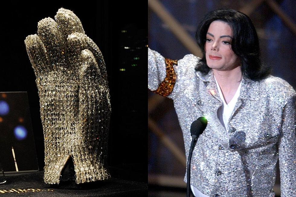 The Iconic White Crystal-Studded Glove Is Up for Auction