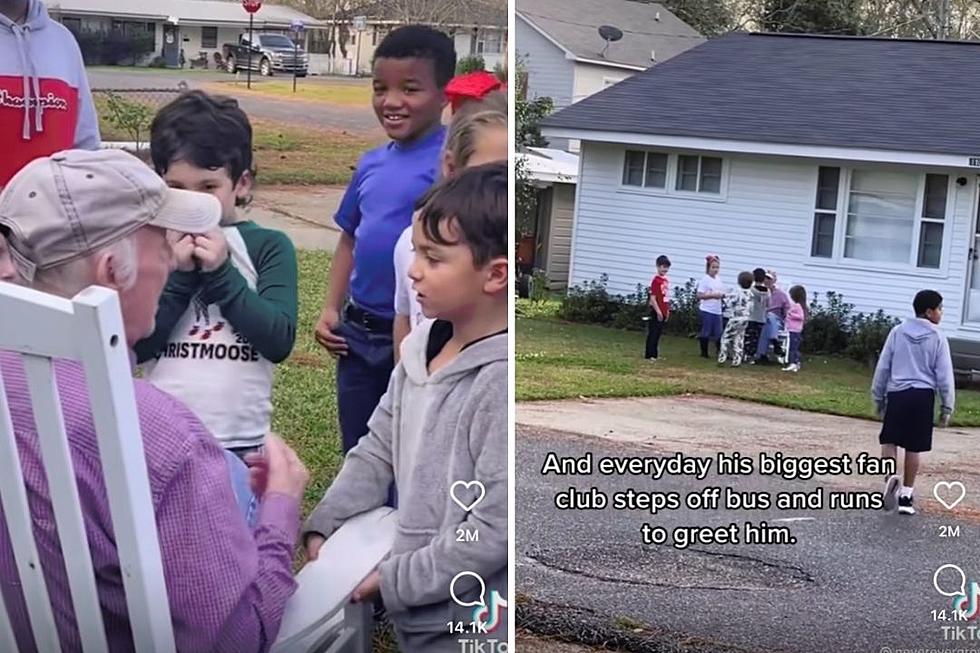 Old Man Whose Memory Resets Every 15 Minutes Greets Kids Every Day After School: Watch