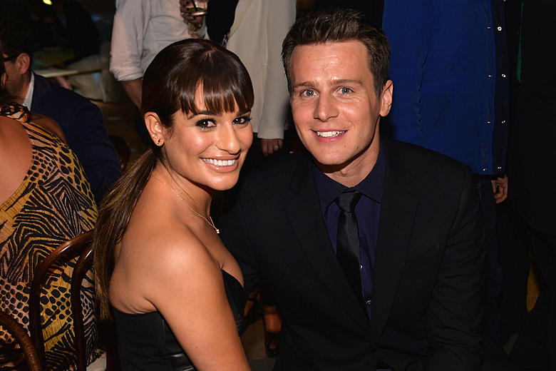 Lea Michele Once Let Jonathan Groff Inspect Her Vagina