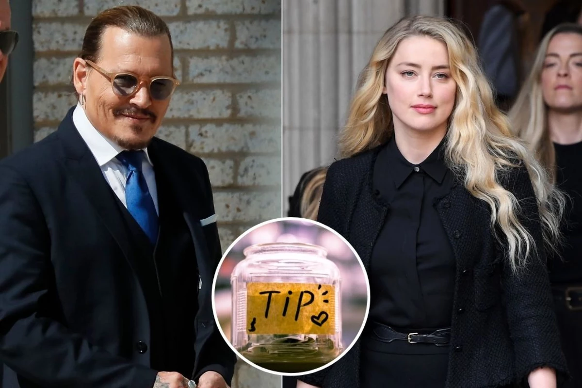 Starbucks Tip Jar Based on Johnny Depp and Amber Heard Trial