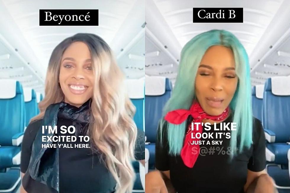 What Beyonce, Cardi B + More Sound Like as Flight Attendants