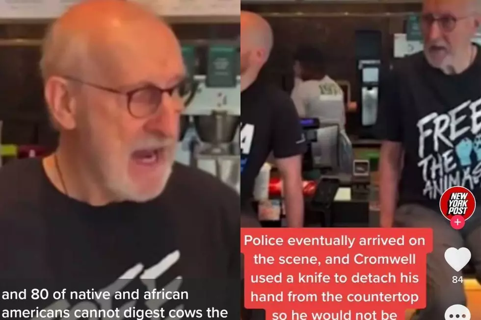 Actor James Cromwell Superglues Hand to Starbucks Counter to Protest Non-Dairy Milk Prices