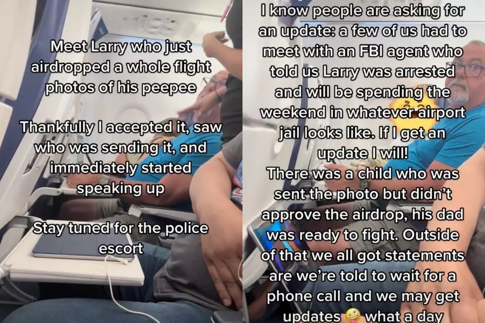 Man on Plane AirDrops Photo of His Penis to Flight Passengers, Gets Called Out on TikTok