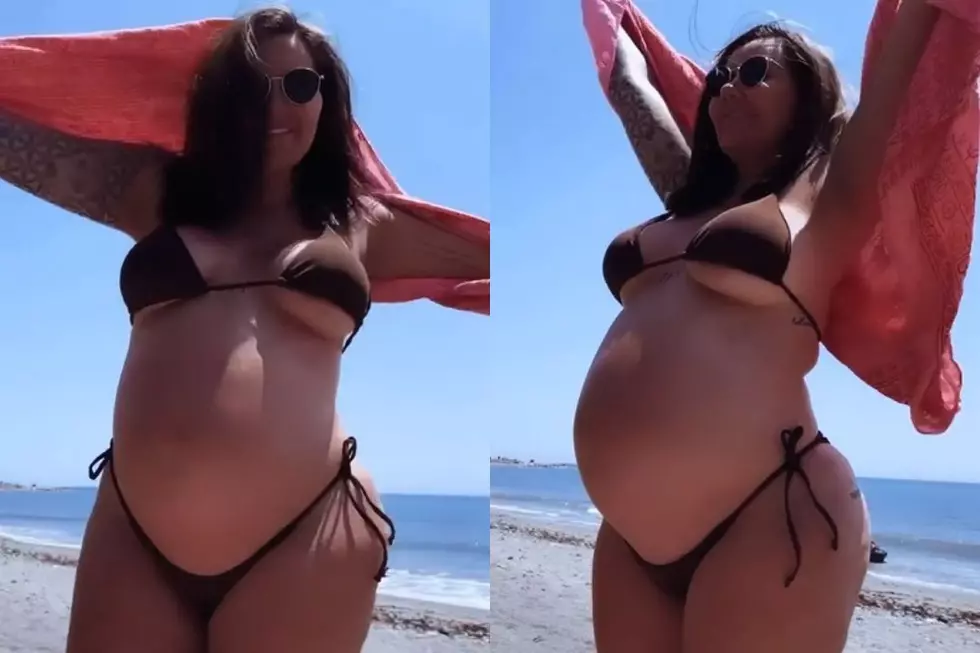 Influencer Selling Erotic Photos of Pregnant Belly on OnlyFans