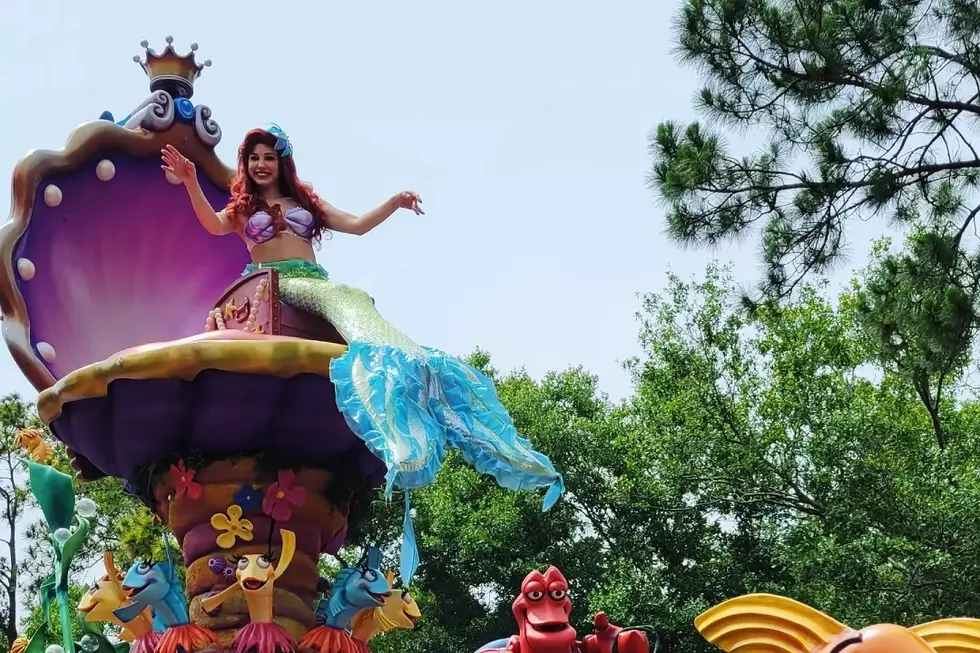 Ariel Loses Seashell Top During Disney World Parade Wardrobe Malfunction