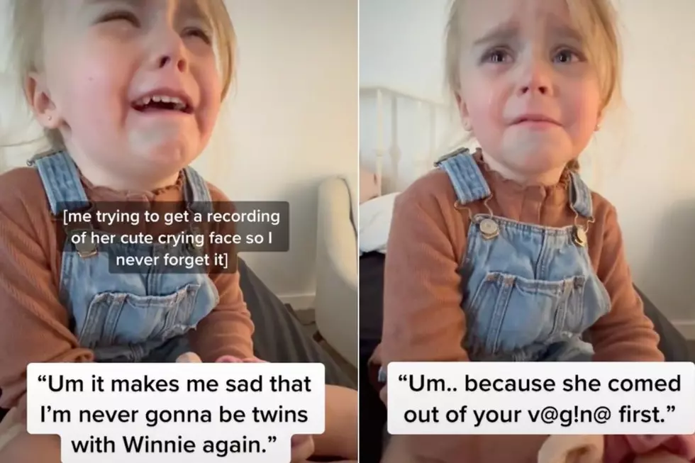 4-Year-Old Girl Has Adorable Meltdown After Realizing Her Sister Was Born First