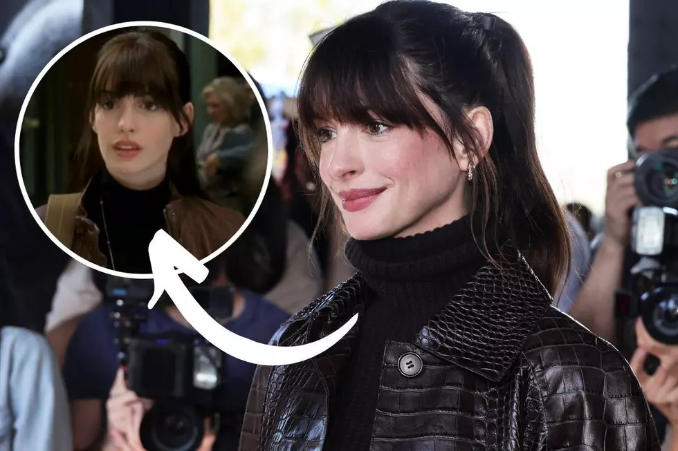 Anne Hathaway Ironically Recreates 'Devil Wears Prada' Outfit