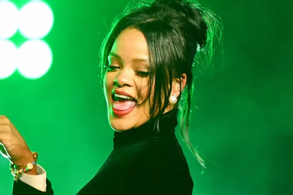 Rihanna Performing at 2023 Super Bowl Halftime Show