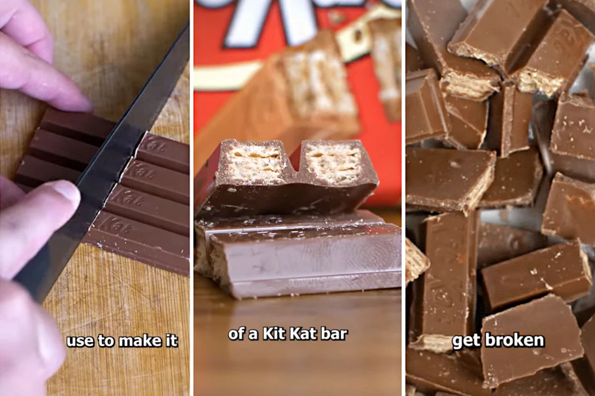 Kit Kat bars are made with ground-up Kit Kats