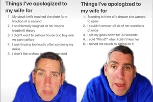 Man Goes Viral With List of How Many Times He’s Apologized to...