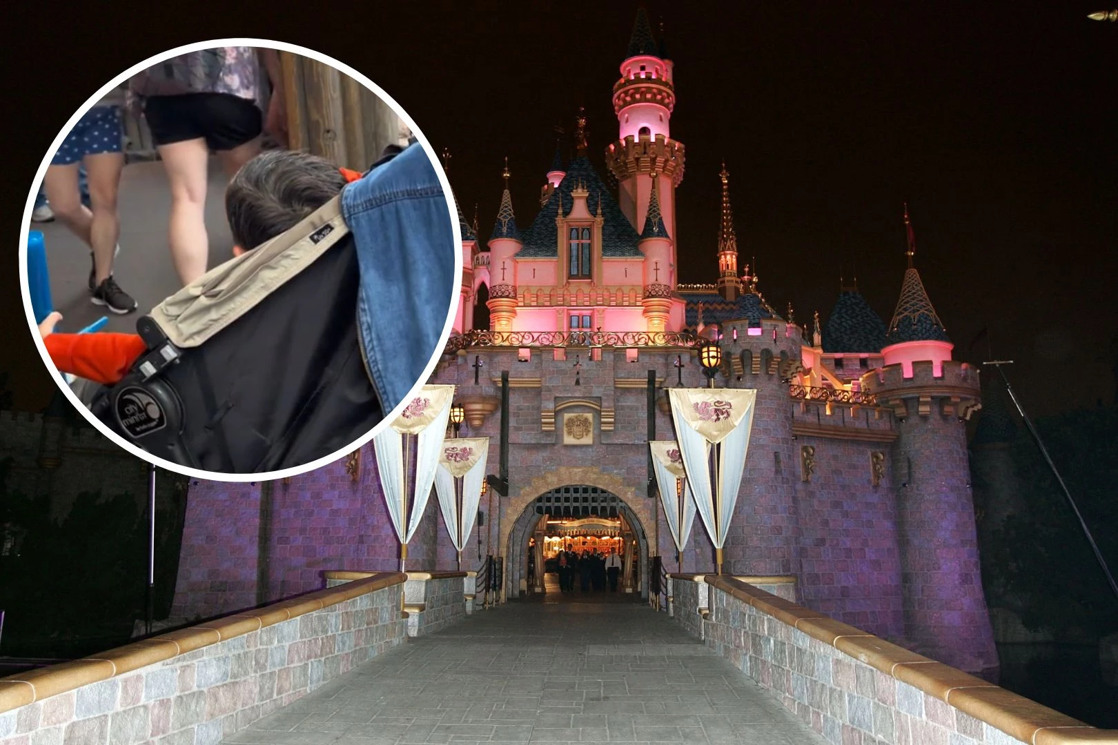 Disneyland Guests Accused of Leaving Child Unattended in Stroller pic pic