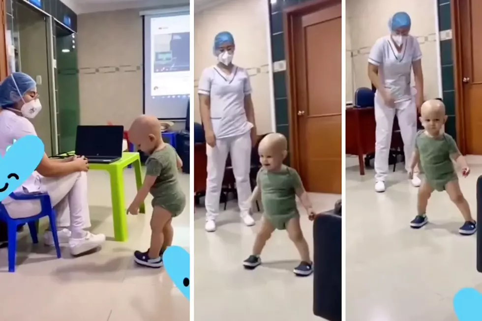 Toddler Asks Pediatric Cancer Nurse to Dance and We're Impressed