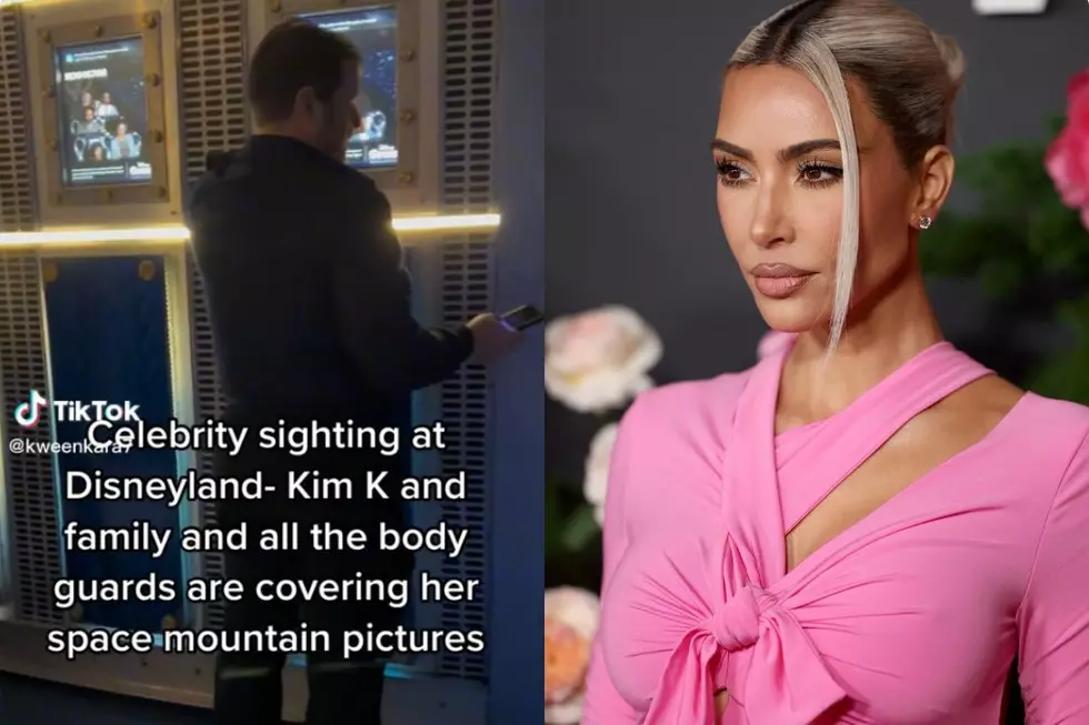 TikTok Allegedly Shows Kim Kardashian’s Security Blocking Her Ride Photo at Disneyland