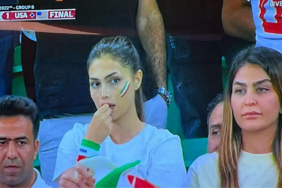 Twitter Explodes After Man Offers Green Card to Beautiful Iranian Woman He Spotted Watching World Cup