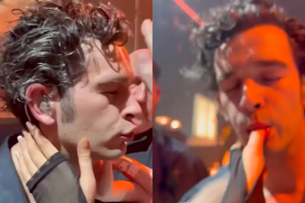 Matty Healy Sucks Fan's Thumb During 1975 Concert: WATCH