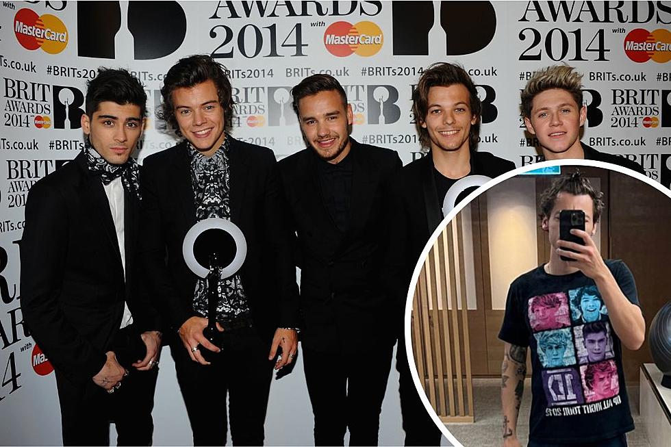 Harry Styles Wears Throwback One Direction Shirt in New Selfie