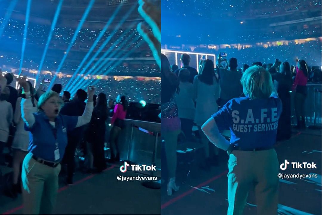 Taylor Swift Eras Tour Staff Member Goes Viral for Dancing