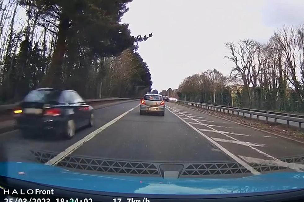 Impatient BMW Driver Gets Instant Karma After Illegally Zooming Past Traffic in Bus Lane