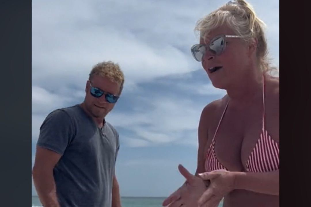 TikTok Allegedly Shows Backstreet Stars Wife in Beach Argument