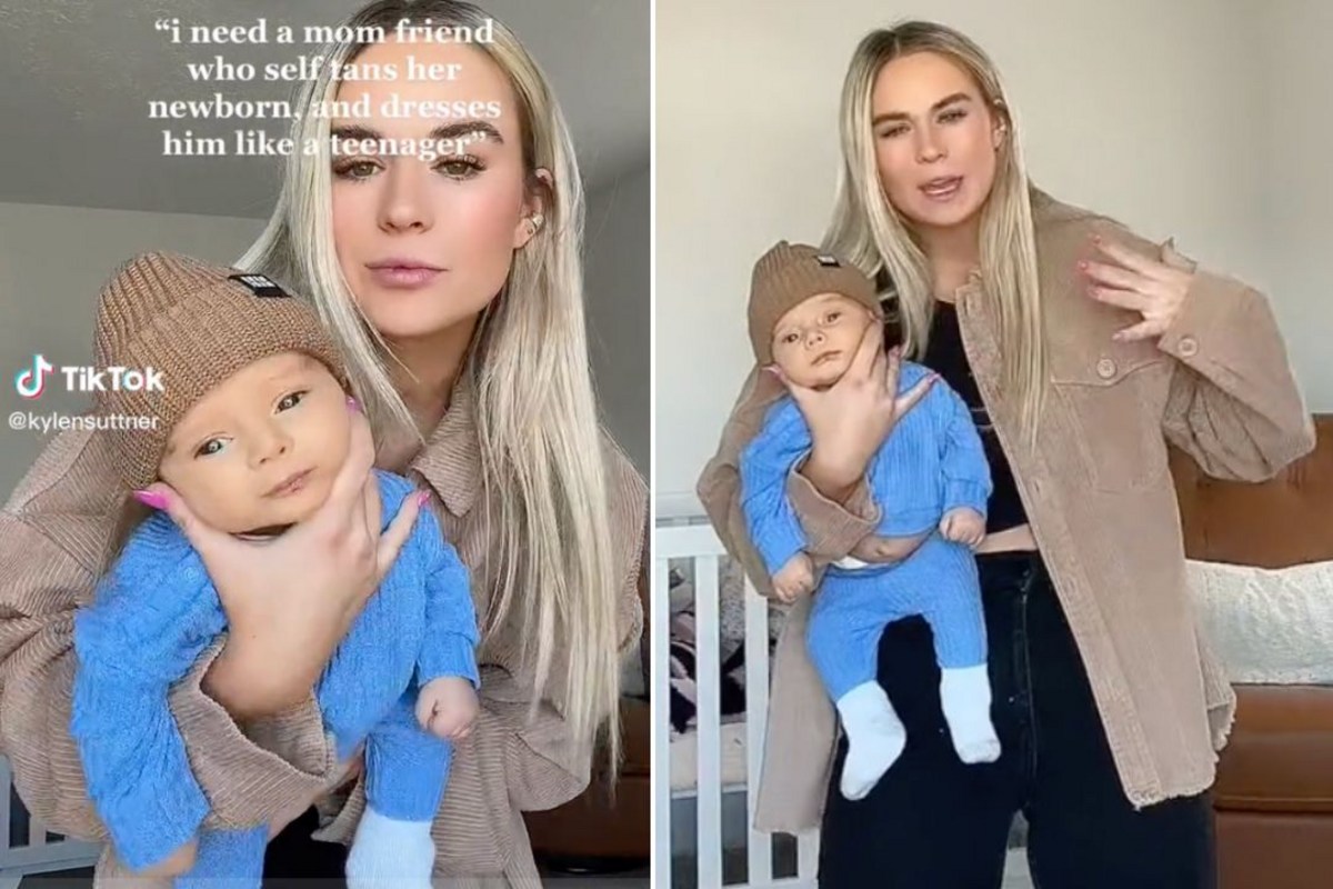 Tanner Ray Rook Mother Mom Claims She Uses Self-Tanner on Her Newborn