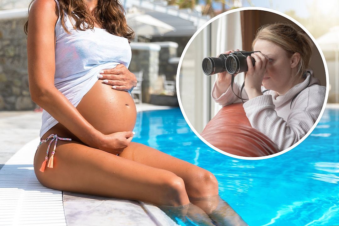 Pregnant Womans Neighbors Ask Her Not to Wear Bikini in Pool