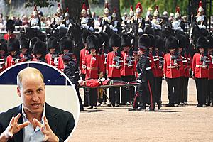 Prince William Reacts After Royal Palace Guards Faint From Extreme...
