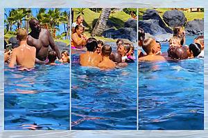 Kids Step Up to ‘Rescue’ Shaq From Three Feet of Water in Hawaii...