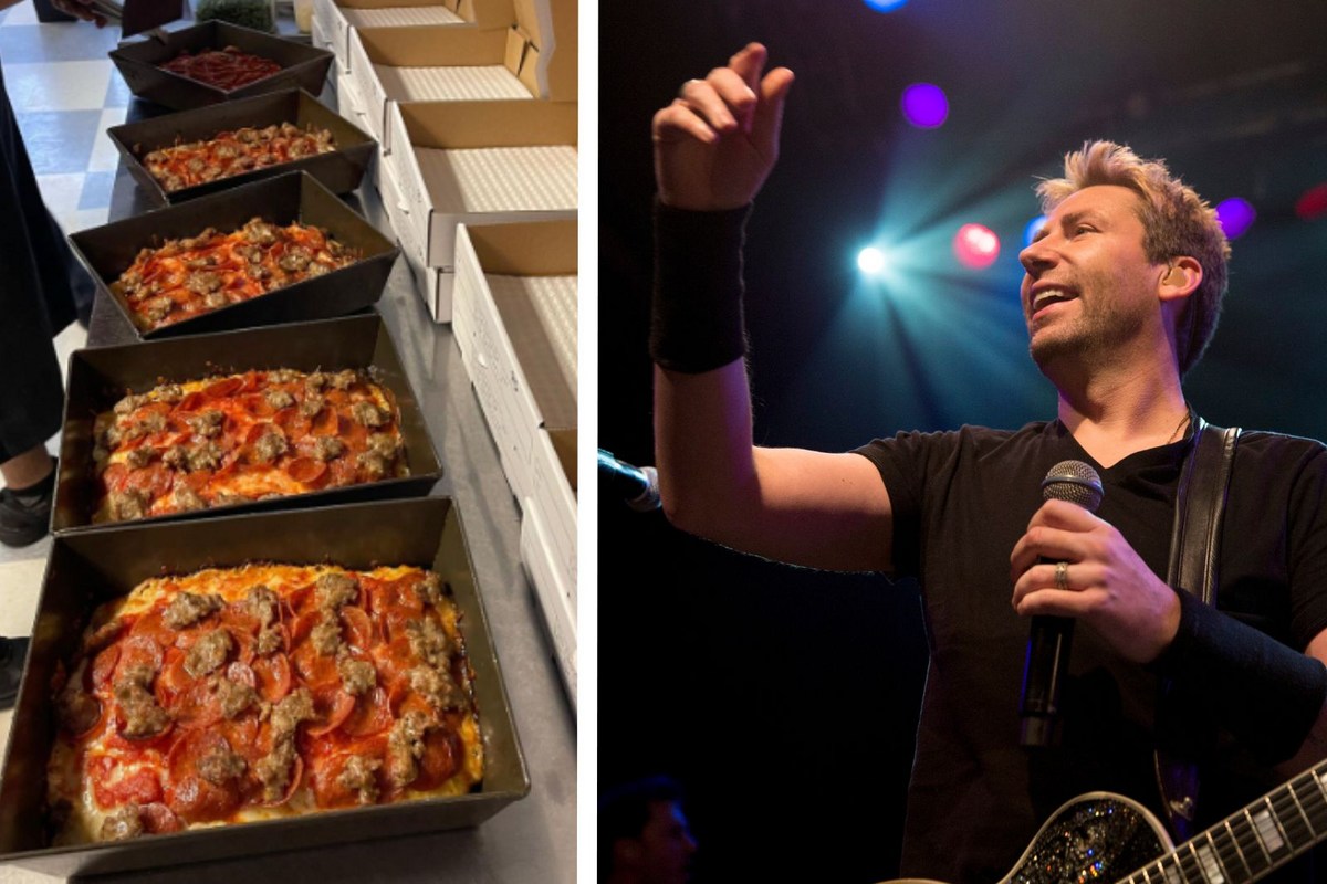 P Rizz Nickleback Nickelback Places Massive Pizza Order Following Illinois Concert