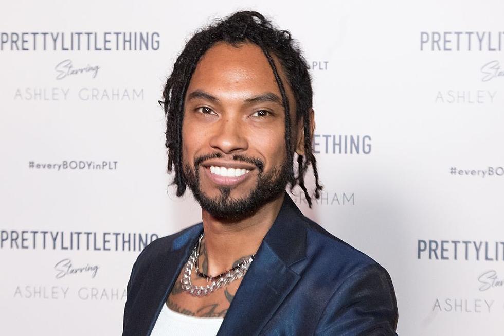 Miguel Hangs From Back Piercings During Performance