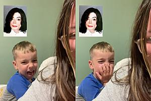 Little Boy Terrified After Mom Pretends Michael Jackson Is His...