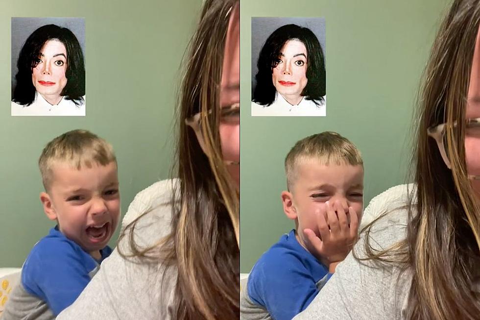 Little Boy Terrified After Mom Pretends Michael Jackson Is His New Teacher at School