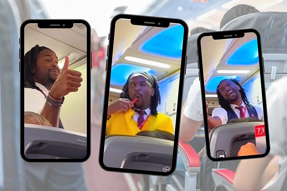 Fun Flight Attendant on TikTok Nails Safety Briefing