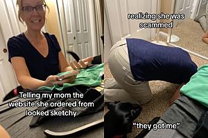Mom Has Hilarious Reaction After Getting Scammed by Fake Website:...