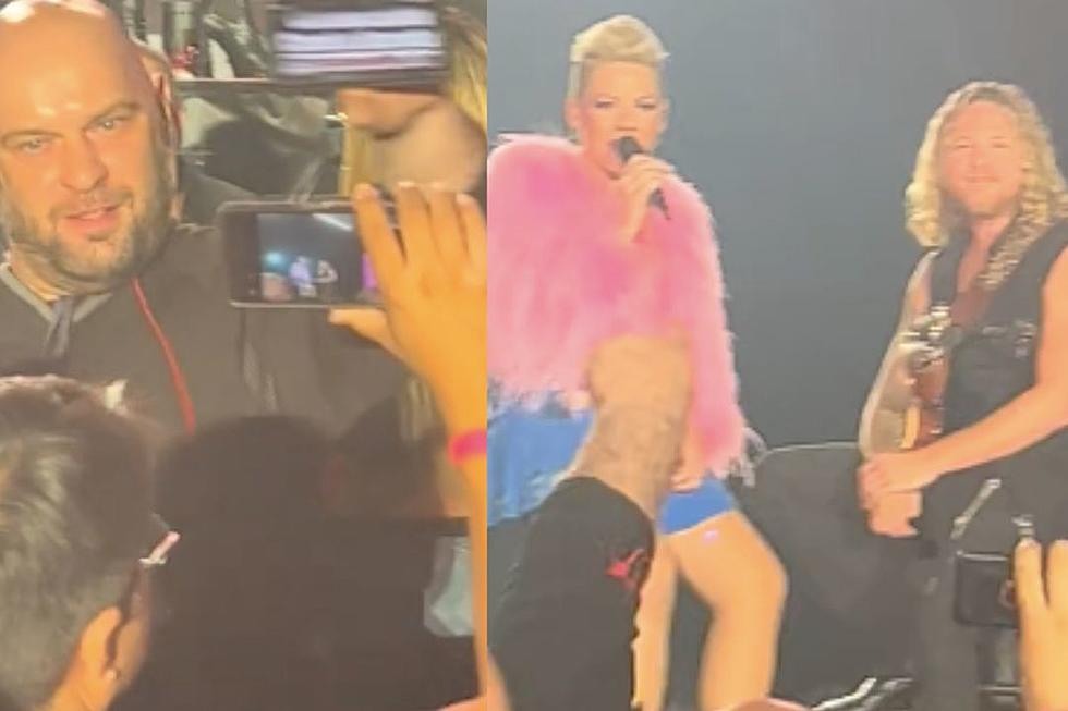 Pink Fan Kicked Out of Concert After He Holds Up Bizarre Message About Circumcision