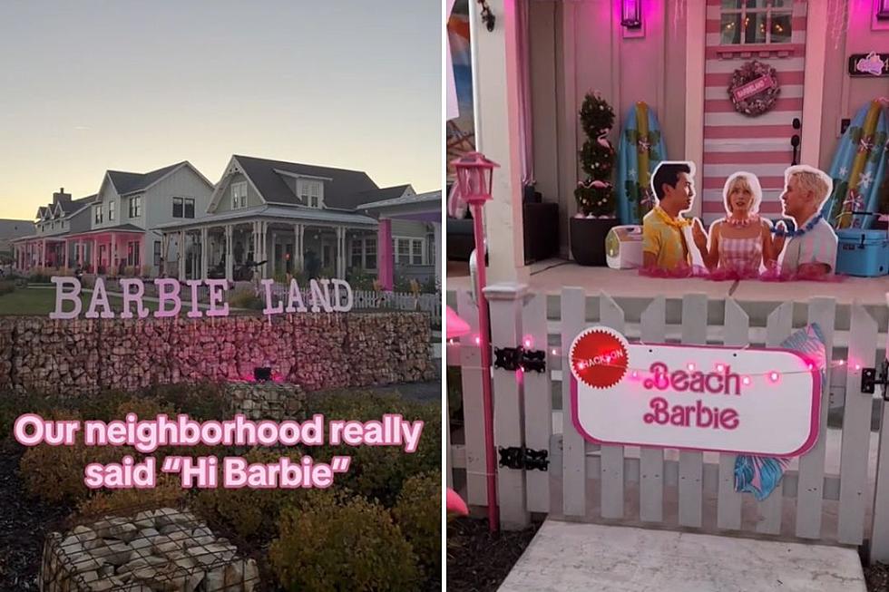 Neighborhood Transforms Into ‘Barbieland’ for Halloween