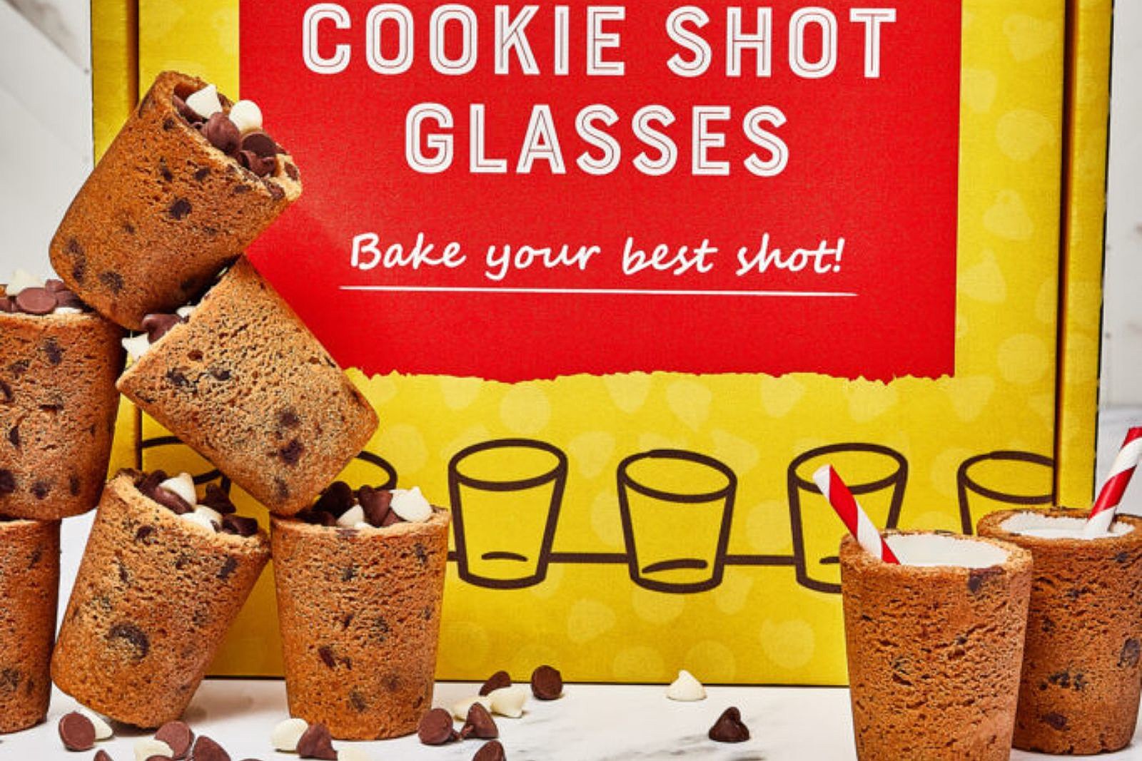 Cheers! Chocolate Chip Cookie Shot Glasses Really Do Exist