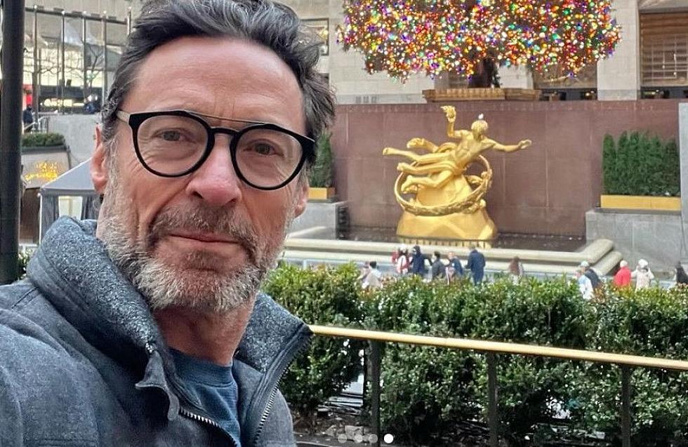 Hugh Jackman Got Yelled at by Security for Getting Too Close to the Rockefeller Christmas Tree