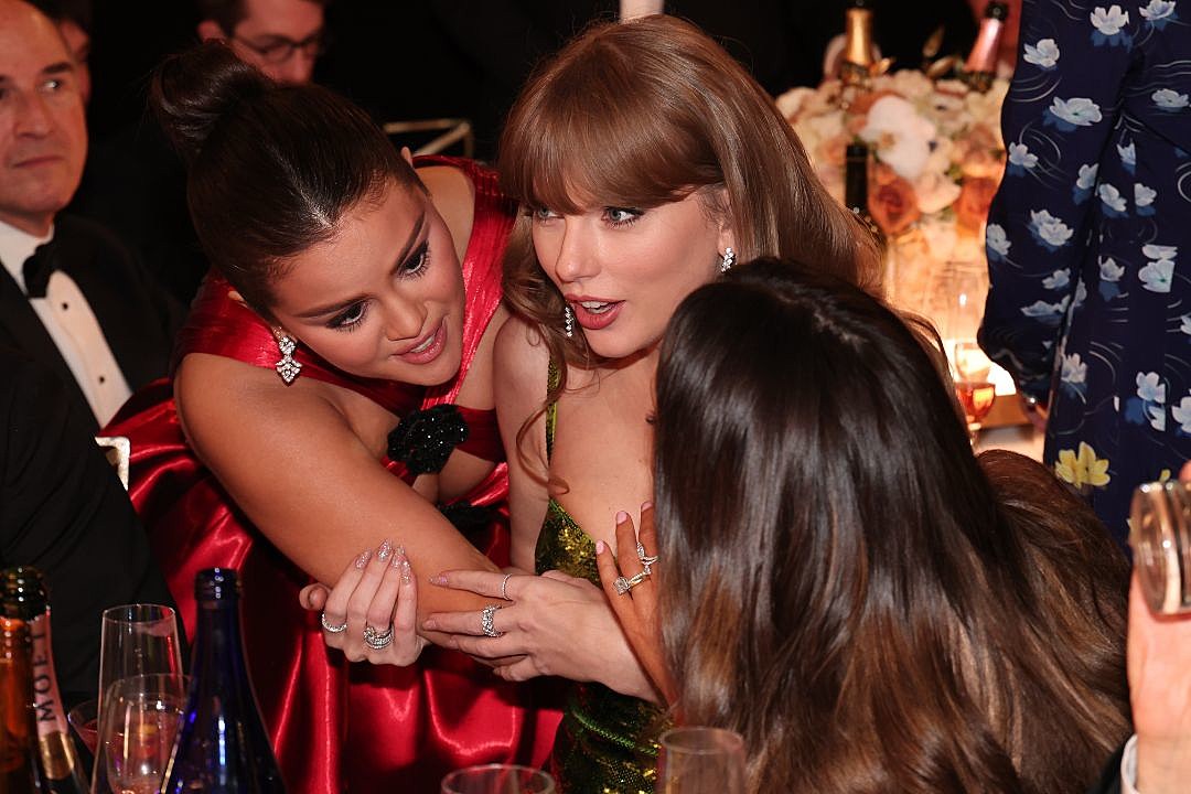What Were Selena and Taylor Talking About at the Golden Globes?