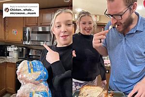Woman Sparks Online Debate After Microwaving Whole Raw Chicken...