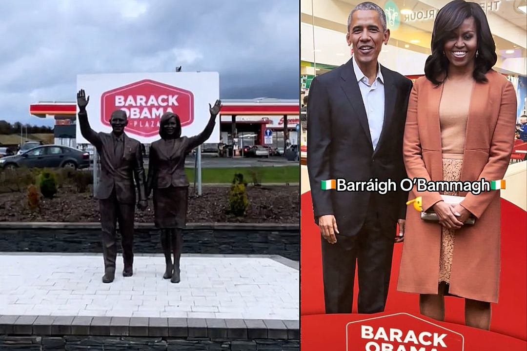 TikTok Discovers Barack Obama-Themed Gas Station in Ireland