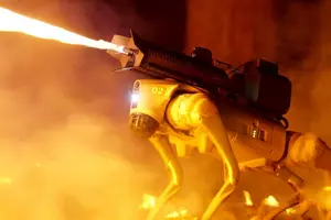 Yes, You Can Buy a Flame-Throwing Robot Guard Dog With Lasers