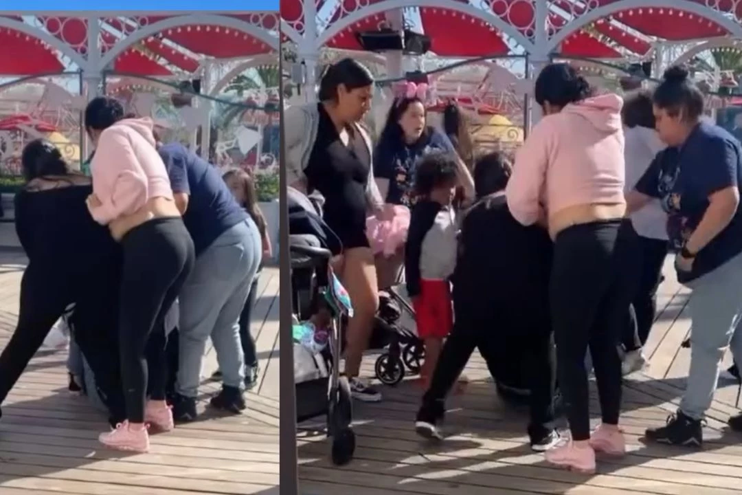 Disneyland Guests Slap Woman, Force Her to the Ground While Children
Watch