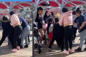 Disneyland Guests Slap Woman, Force Her to the Ground While Children...