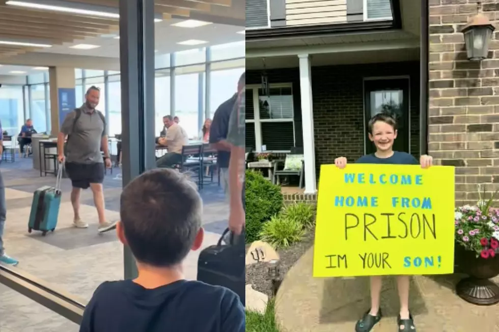 Family Hilariously Pranks Dad Returning Home With Outrageous Airport Sign