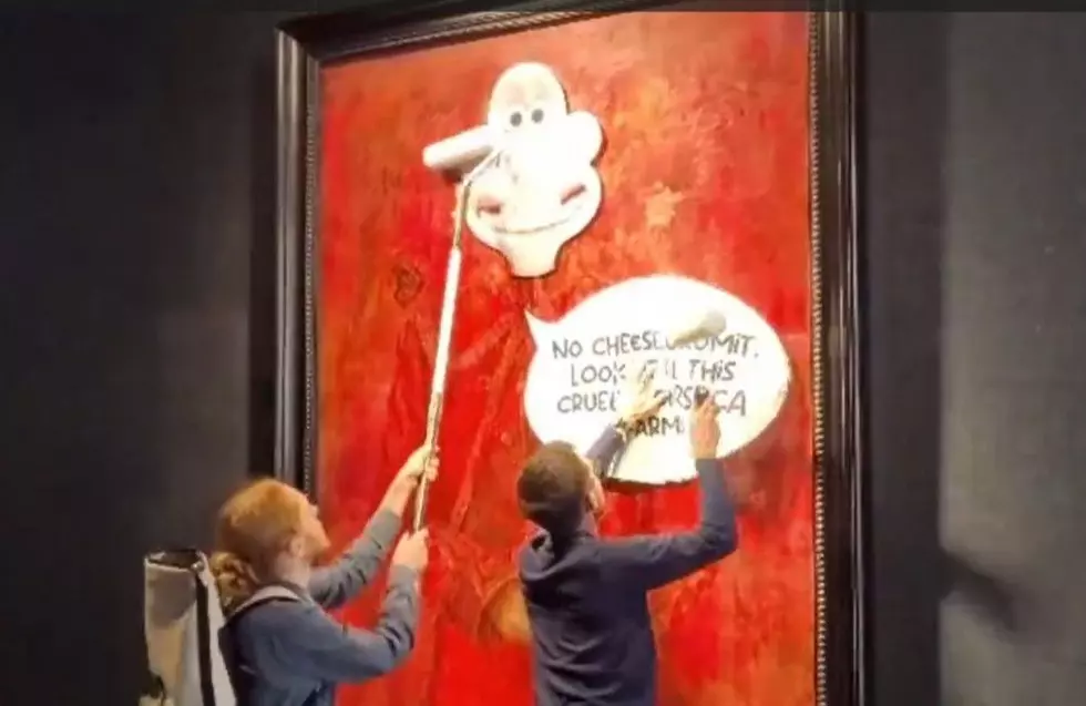 King Charles&#8217; First Official Portrait Vandalized With Wallace and Gromit Art